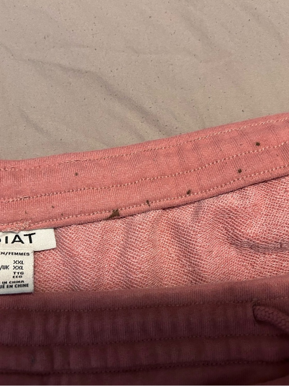 Ariat Dusty Rose Terry Shorts Size XXL Loungewear Western Cozy - Picture 5 of 9